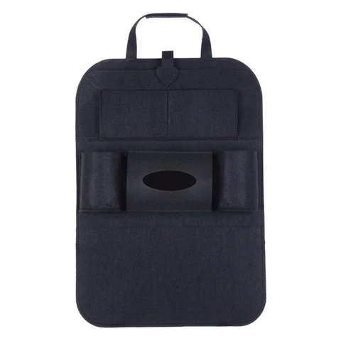 PCS Universal Car Back Seat Storage Bag Organizer Trunk Felt Savings Pockets For Auto SUV Vehicle Interior Hanging Accessories