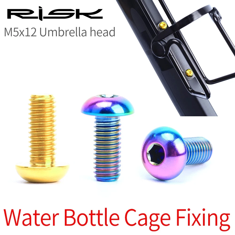Vbest life 6Pcs M5x25mm Water Bottle Cages Screw Bolt Titanium Alloy Bike Bottle Bracket Storage Rack Bolt Bicycle Accessory Vbest life 6Pcs M5x25mm Water Bottle Cages Screw Bolt Titanium Alloy Bike Bottle Bracket Storage Rack Bolt Bicycle Accessory