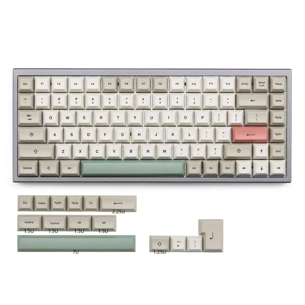 DSA 9009 набор брелоков 99 клавиш для механической клавиатуры cherry mx подходит KBD75 |