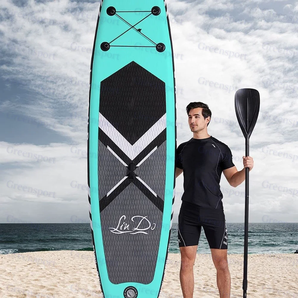 Inflatable Stand Up Paddle Board,10'6×30×6 Paddle Board, SUP Paddleboard  Accessories Backpack, Bottom Fin Paddling Surf Contro - AliExpress