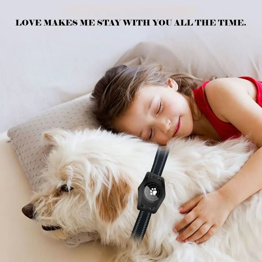 Electric Smart Mini Dog GPS Tracker Collar 2G Pet GPS Location Tracker Pet Waterproof Collar Dog Finder USB Rechargeable
