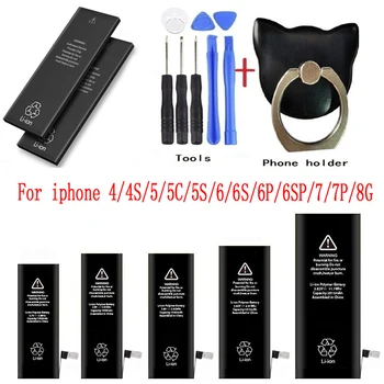 

Lithium Battery For Apple iPhone 6S 6 6G 7 5S 5 5C 4 4S 6PLUS 6S PLUS 8 8PLUS 3GS Replacement Batteries Internal Phone Batteries