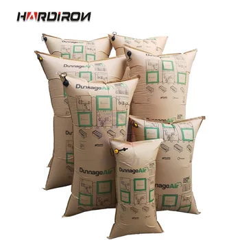 

HARDIRON Recyclable Air Packing Dunnage Bag Heavy Duty Inflatable Container Air Bag Durable Kraft Paper Dunnage Bags For Load