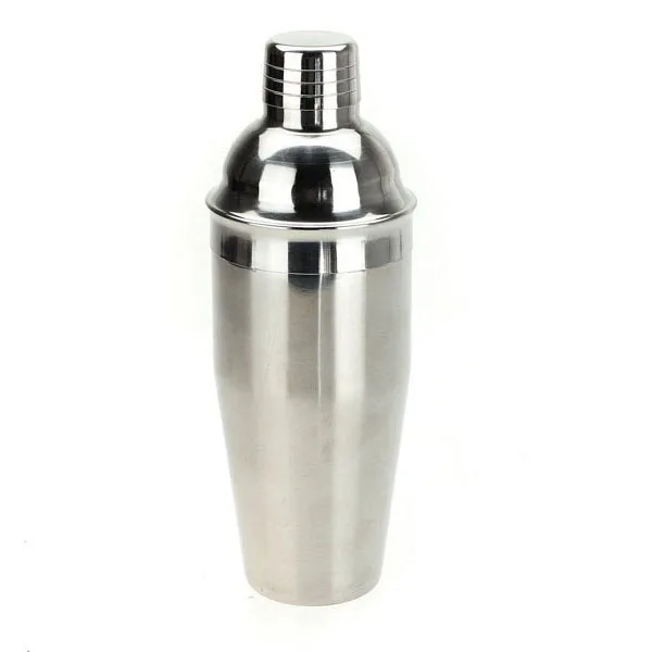 Silver 750ml Бмби-бармен из нержавеющей стали шейкер для напитков миксер бар набор - Цвет: Silver 750ml