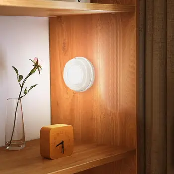 

Smart Pat Lights Remote Control LED Under Cabinet Light Small and Light Durable Elegant and Generous Stair Bedside Night Lamp