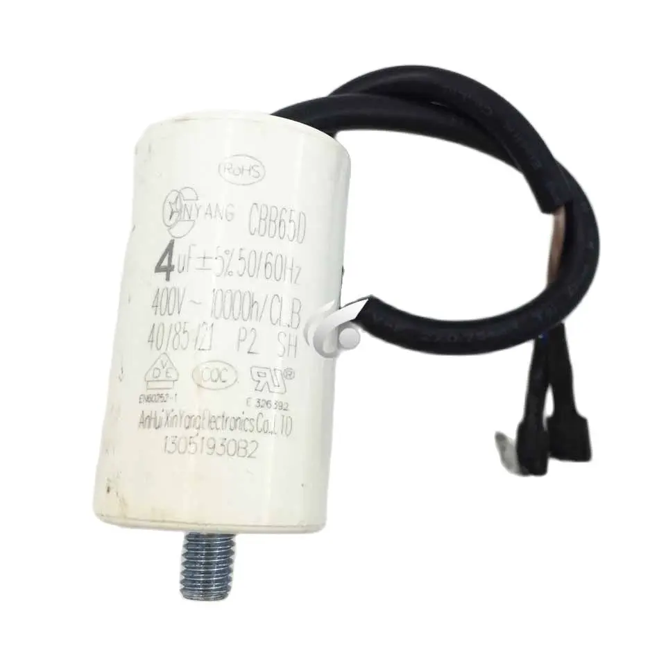 novo capacitor para compressor de geladeira 4uf 01