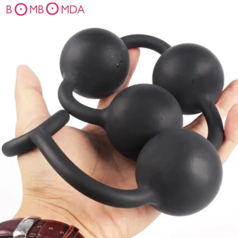 Огромные анальные шарики Kegel Вагина виброшары силиконовые Анальная пробка