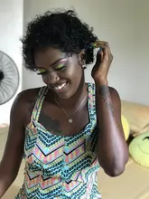 Beeos-peluca corta con rulos de corte Pixie 250%, 4x4, pelucas de cabello humano brasileño Remy, cabello humano de 8 pulgadas prearrancado con pelo de bebé