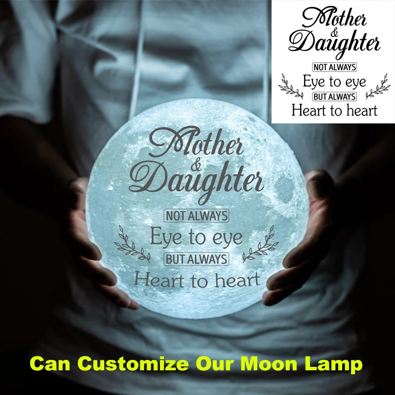

2019 New Dropshipping 3D Print Moon Lamp Night Light As The Best Customized Gifts For Kids Parent And Lover Be Room Decoration