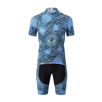 

2020 cycling suit suit men's short-sleeved cycling suit summer shorts cycling suit mountain bike clothing