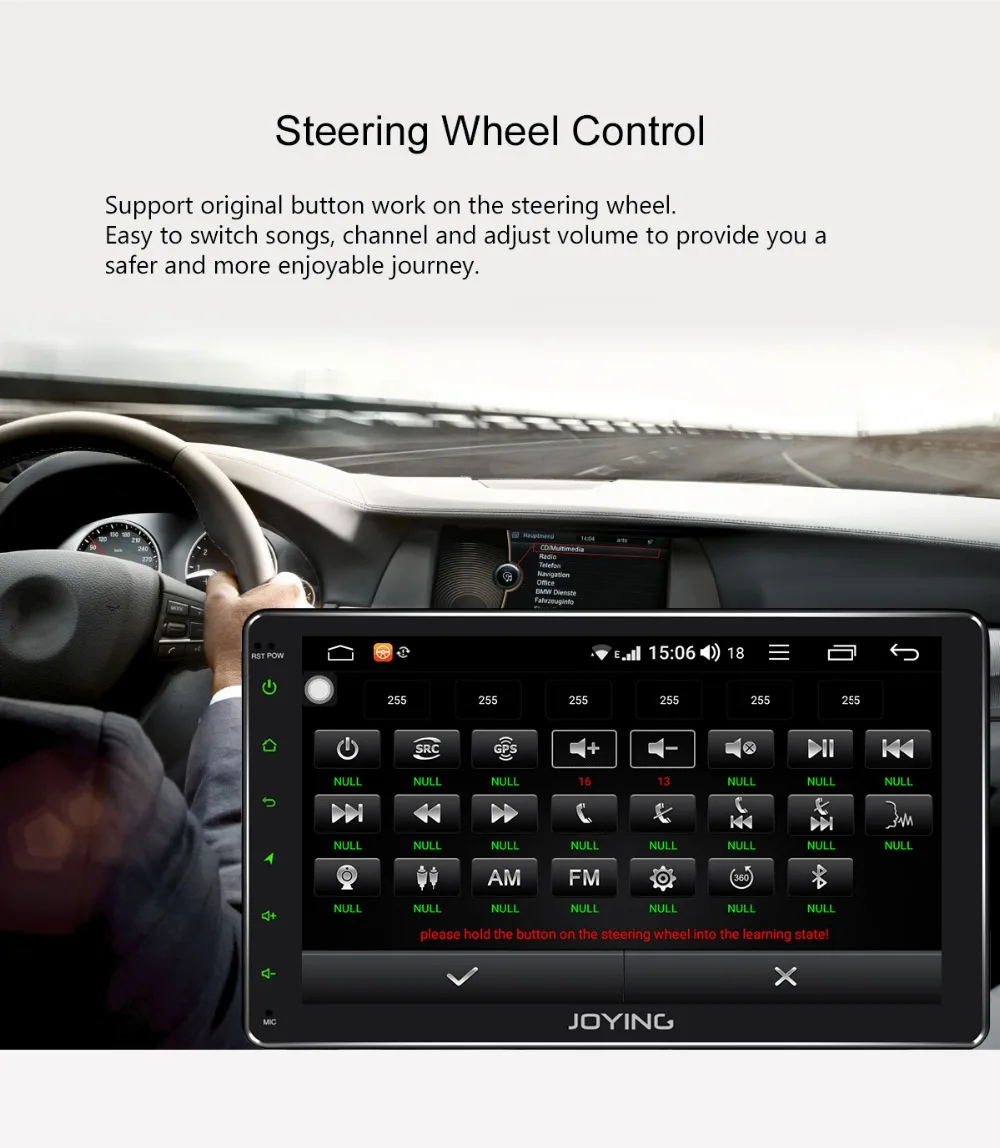 Clearance Joying Intel 2Din Android 8.1 1080P Car Stereo 8 inch 8 core 4G ROM Intelligent System Navi Radio for Toyota with Reverse Camera 14