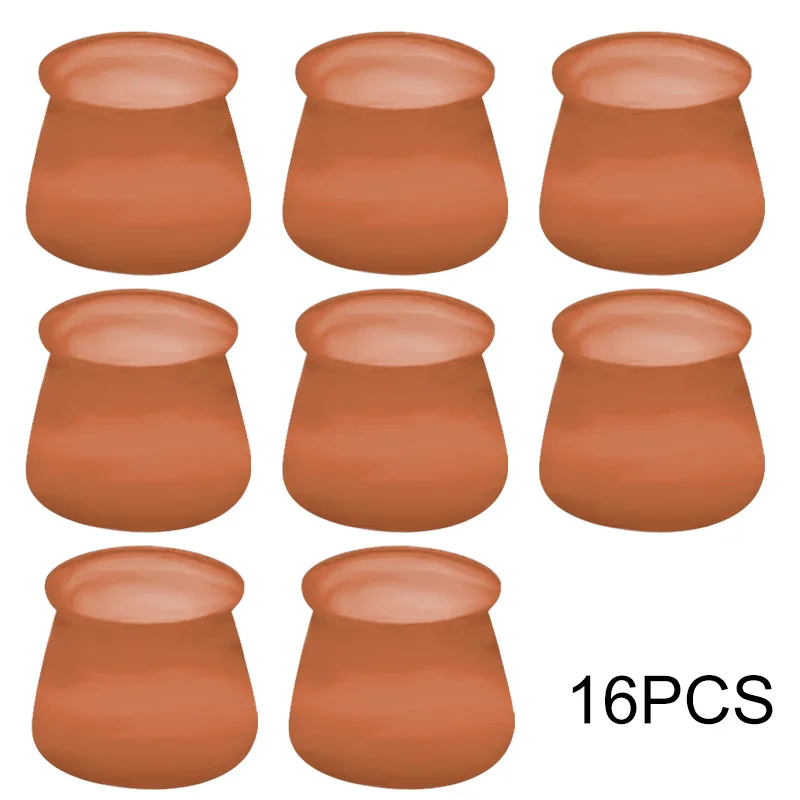 

4/8/16pc Table Chair Leg Silicone Cap Pad Furniture Non-slip Table Feet Cover Floor Protector Foot Protection Bottom Cover Pads