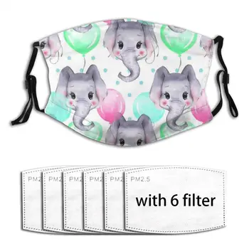 

Cute ELEPHONT Reusable Breathable Anti Haze Woman Men Mouth Mouth-muffle Organizer Dust Mouth Masks cover With filter