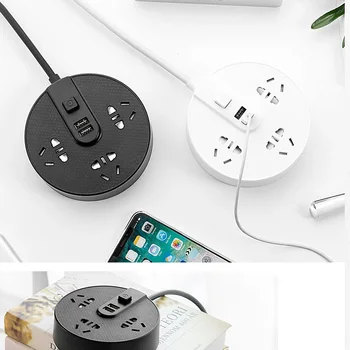 

AU Plug Intelligent multi-function Climb a wall socket USB charging power strip Extension Desktop socket plug adapter enchufe