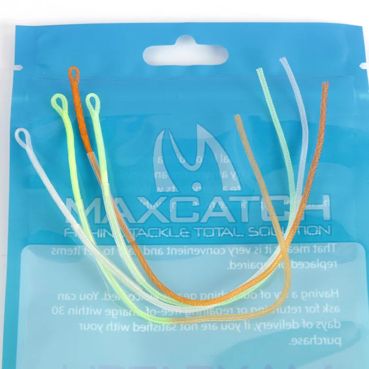 

Fly Fishing Connection Cable Loop Ring Joints 30-Pound 50 Pound Orange White Yellow High Tensile Braided Wire