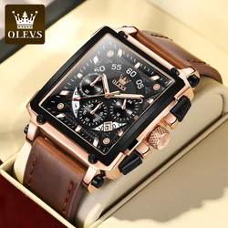 OLEVS reloj multifunción de alta calidad para hombre, cronógrafo de lujo, regalo de cumpleaños, 2022