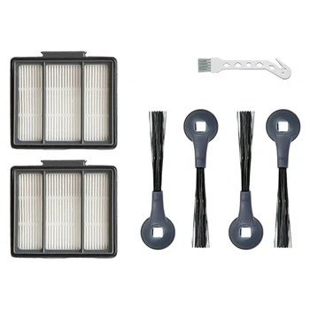

hot sale 2 Pack HEPA Filters & 4 Side Brushes Replacement Set for Shark IQ R101AE (RV1001AE),IQ R101 (RV1001) Robot Vacuum Clean