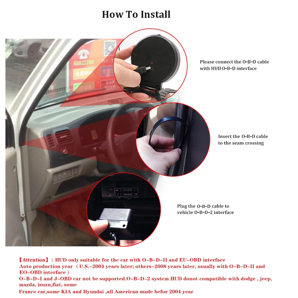 X60 OBD метр OBD2 HUD Дисплей Цифровой Авто Напряжение Датчик температуры измеритель скорости дисплей превышения скорости Предупреждение