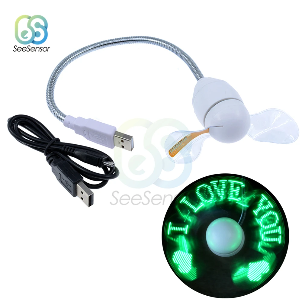 Tåre mangel køber Plug&play Diy Progaramming Usb Led Message Fan For Laptop Pc Notebook  Programmable Character Usb Editing Fan Dc 5v - Decorative Fans - AliExpress