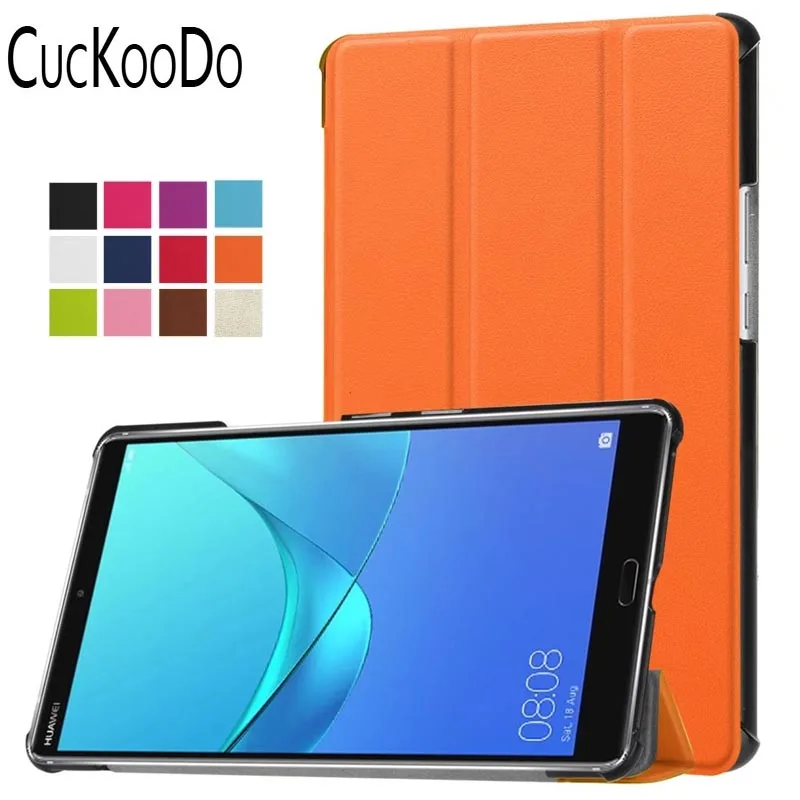 CucKooDo Tri-Fold ультратонкая подставка умный чехол для huawei MediaPad M5 8,4 "Android планшет