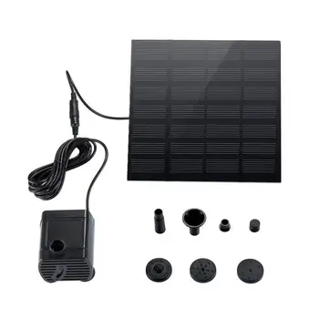 

1.4W Solar Water Pump Garden Fountain Pump Waterfalls Power Solar Bird Fountain Powered Water Pump Birdbath Fountains 1 Set