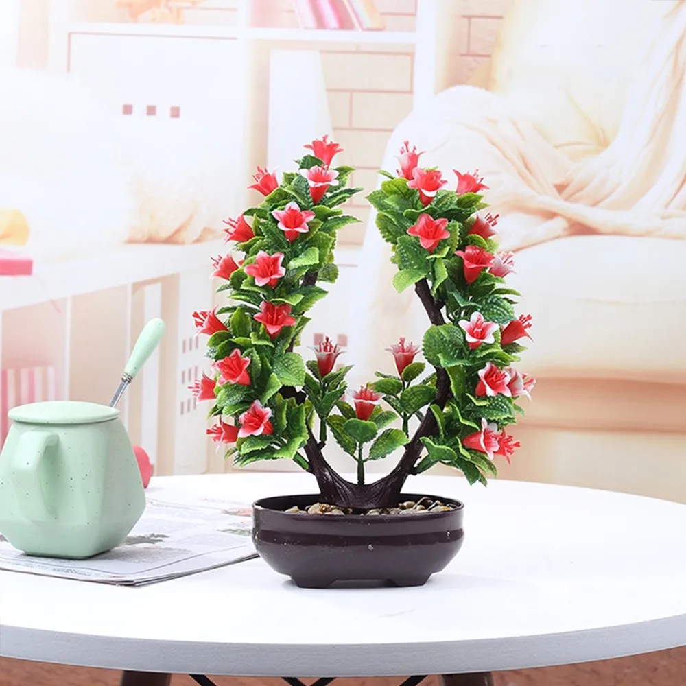 

Simulation Horn Pine Plant Multi-Fork Tree Potted Simulation Bonsai Craft Green Plant Decoration Indoor Desktop Decoration