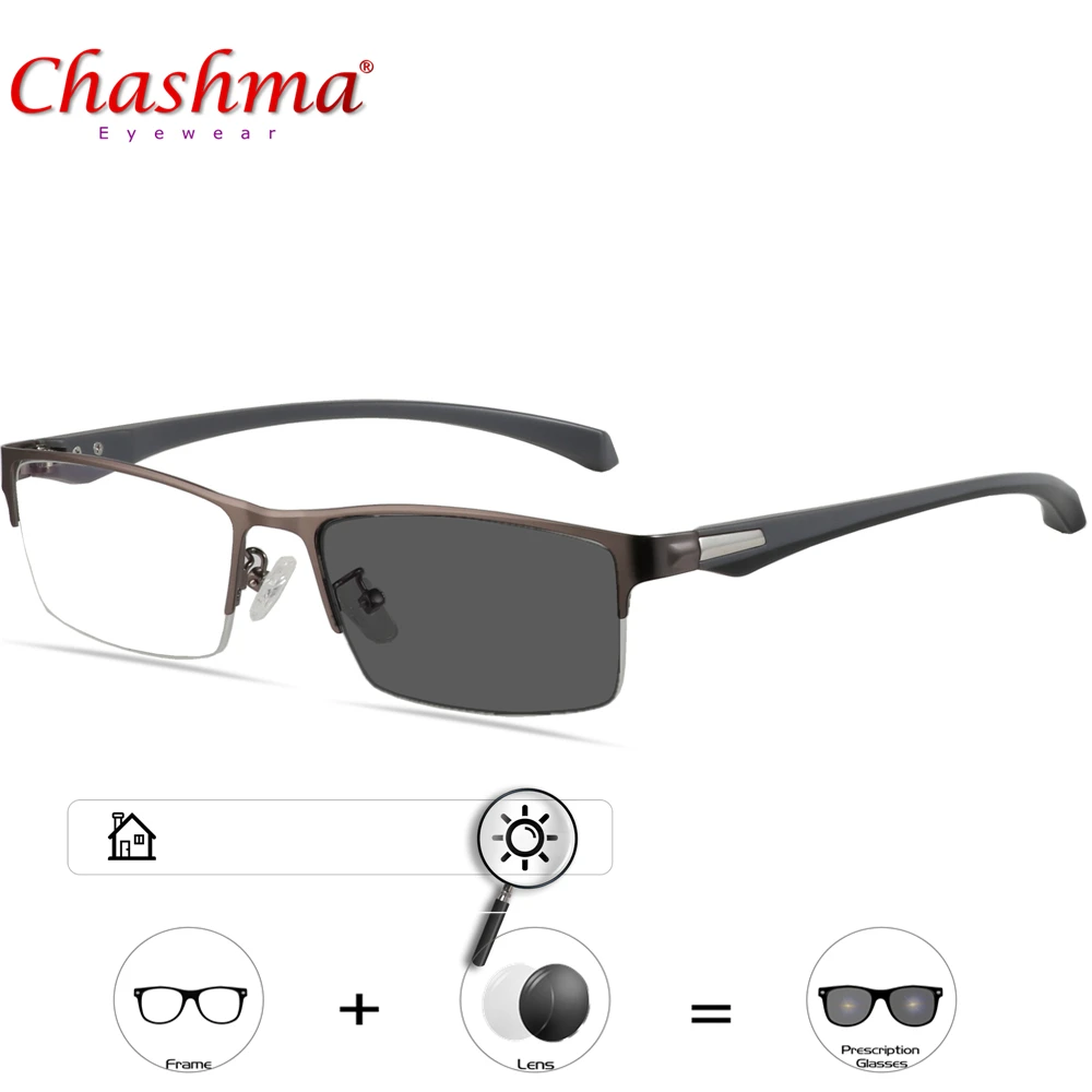 CHASHMA Transition Sunglasses Photochromic Reading Glasses Men Women Presbyopia Eyewear Sunglasses with diopters glasses