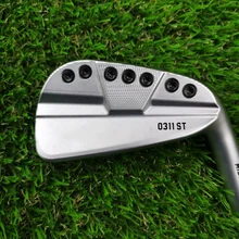 0311ST Гольф Утюги 7 количество ЧПУ фрезерованные клюшки для гольфа Железный набор со стальным графитовым валом не клюшки Драйвер Фарватер Клин гибридный