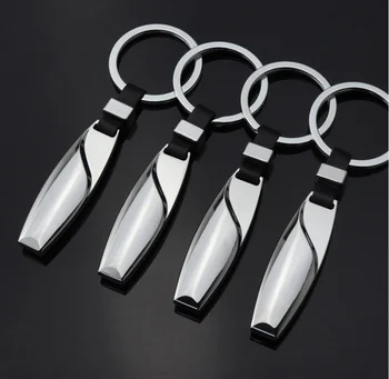

1X Metal Water Droplets Car Key Ring Leather Key Chain Keychain For Skoda logo Octavia Kodiaq Karoq Superb Rapid Combi A7 Yeti