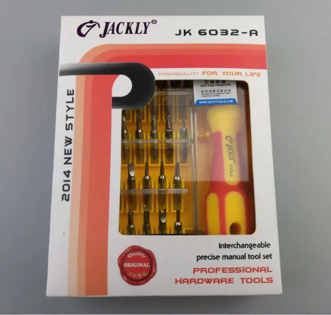 JK 6032 A Kit Jackly de tournevis Torx 