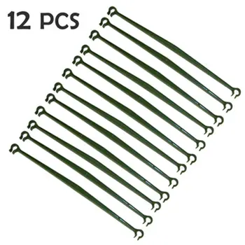 

12pcs Plants Connecting Rod Climbing Plants Expandable Stake Arms Tomato Cage Adjustable Plastic Plant Cages Supports