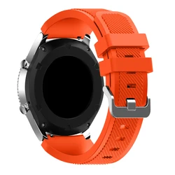 22mm Sport Silicone Strap - Soft & Durable Watchband Replacement for OnePlus Watch 46mm (Official orange)