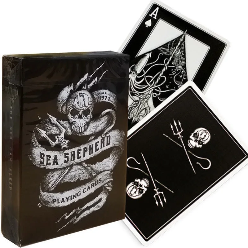 Ellusionist Sea Shepherd SSCS Playing Cards Deck Poker Size Magic Tricks Magic Props for Magician the shepherd boy