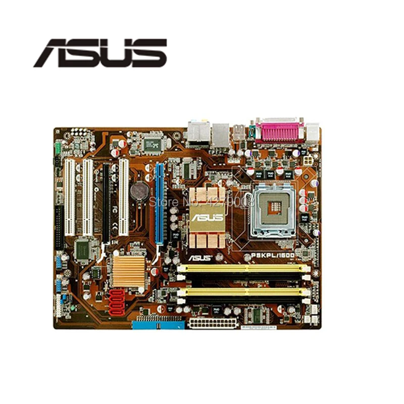 LGA775 для ASUS P5KPL/1600 оригинальная б/у материнская плата G31 775 DDR2 USB2.0 SATA2 | Компьютеры и