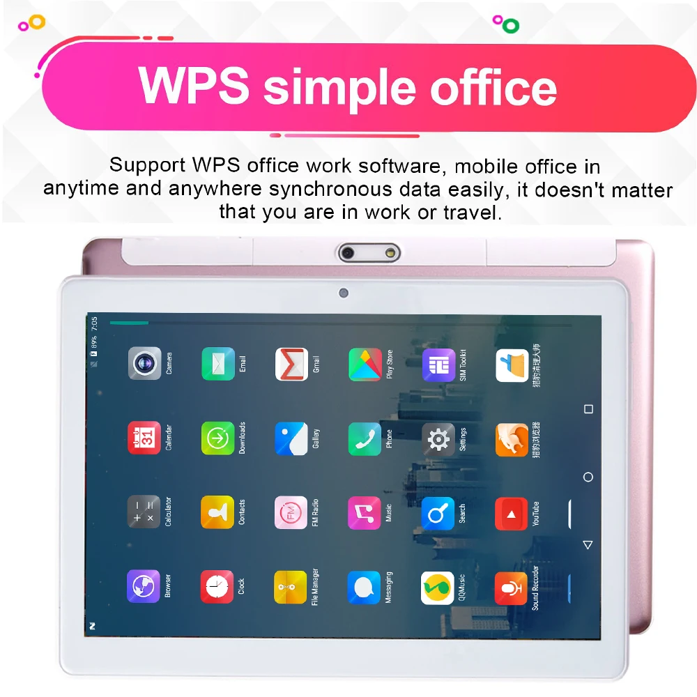 US $85.88 New 101 inch Tablet PC System 3G Phone Call OCTA Core 64GB ROM Bluetooth 40 WiFi 25D Steel Screen TabletS