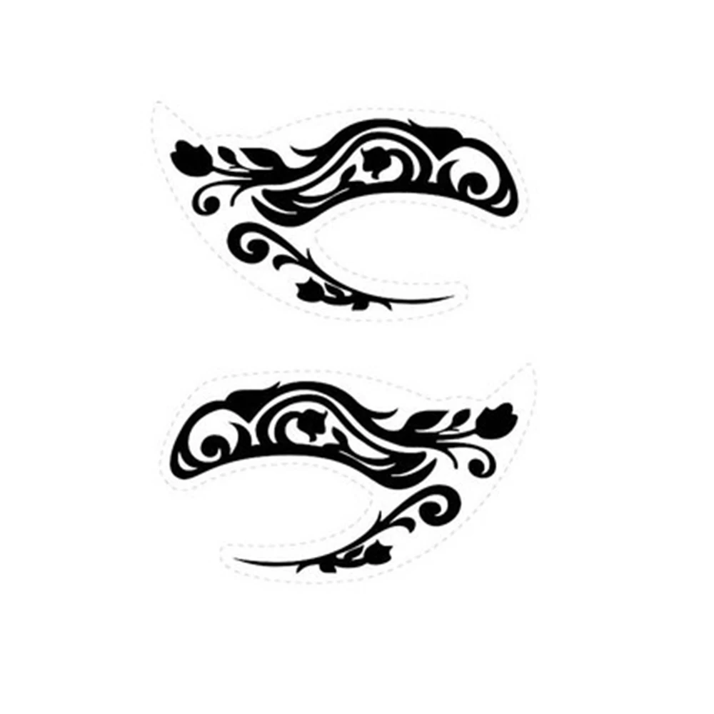 10 шт. водонепроницаемый временный стикер татуировки глаз татуировки принадлежности флэш поддельные татуировки боди-арт как тени для век для девушек мужчин женщин