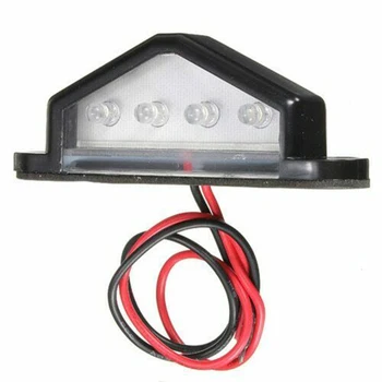 

Replacement License plate lights Accessory Tool Parts 2pcs Lamp Truck Caravan Trailer