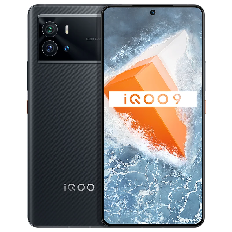 Original Vivo IQOO 9 5G Mobile Phone Snapdragon 8 Gen 1 Android 12.0 Fingerprint 50.0MP OTG 120W Charger 6.78" AMOLED 120HZ 8gb ram