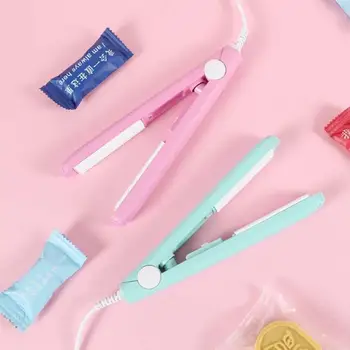 

Mini Handheld Electric Heat Sealing Machine Portable Food Vacuum Sealer Bag Clips Seal Packing Plastic Sealer For Home