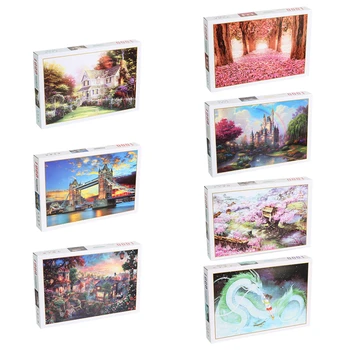 

DiyDiy Mini Puzzle 1000 Pieces Landscape Puzzle ,Educational Toys, For Adults Children Games Toys Gifts Kids Puzzle