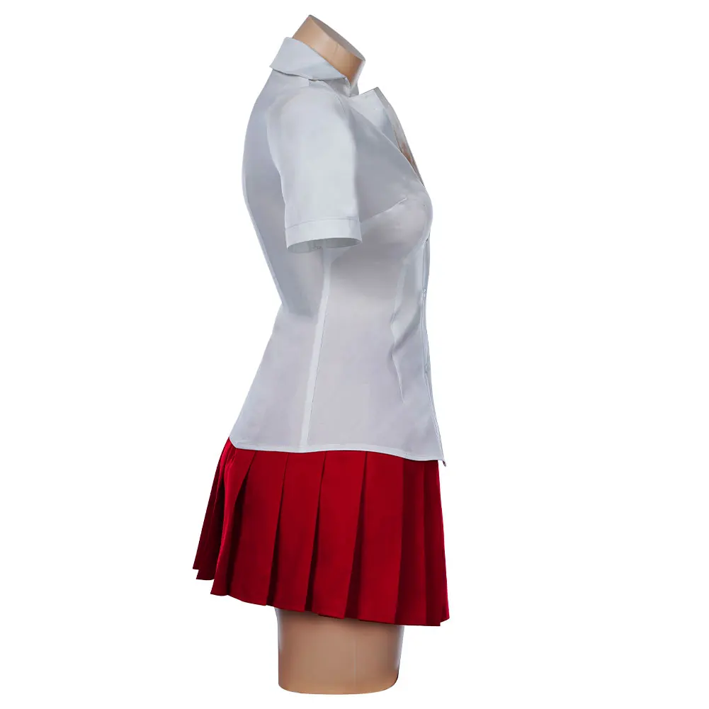 Danganronpa Akane Owari костюм для косплея школьная форма девочек рубашка + женский