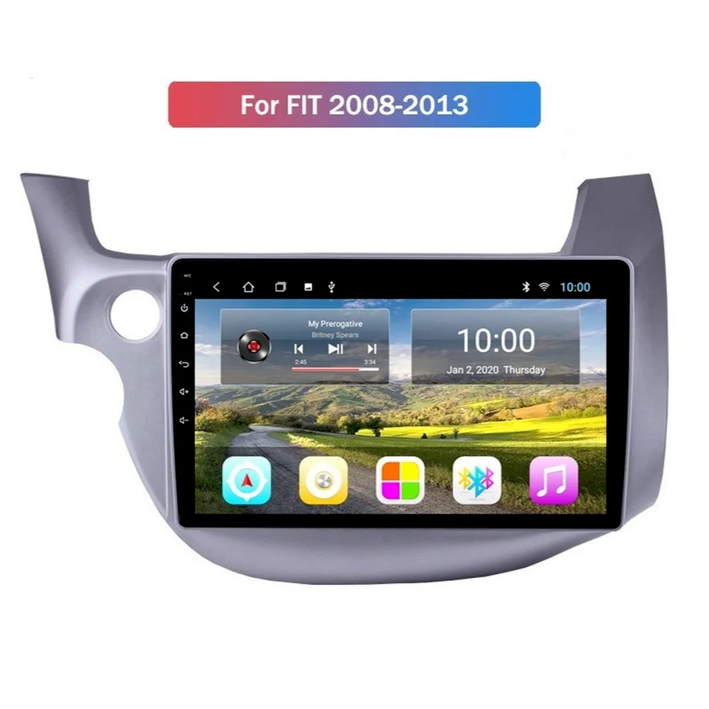Автомобильный мультимедийный плеер Android 10 0 с GPS-навигацией для HONDA FIT/JAZZ 2008-2013