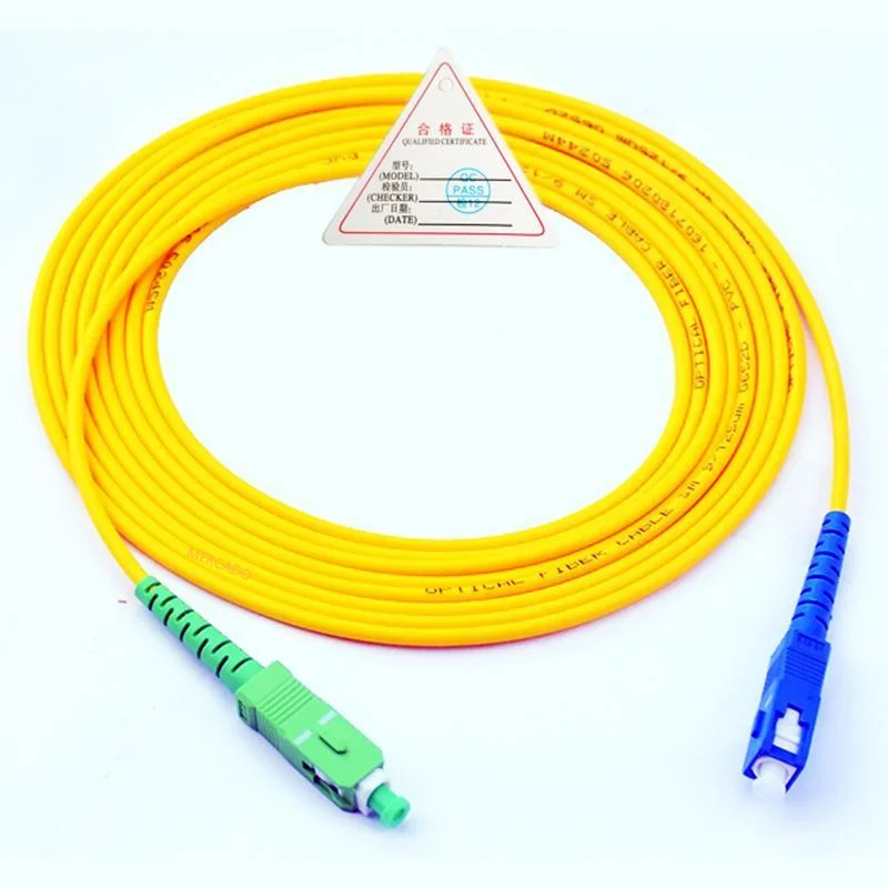 10PCS SC APC to SC UPC SC Patch Cord Simplex 3.0mm Single Mode Fiber Patch Cable jumper 1m 2m 3m