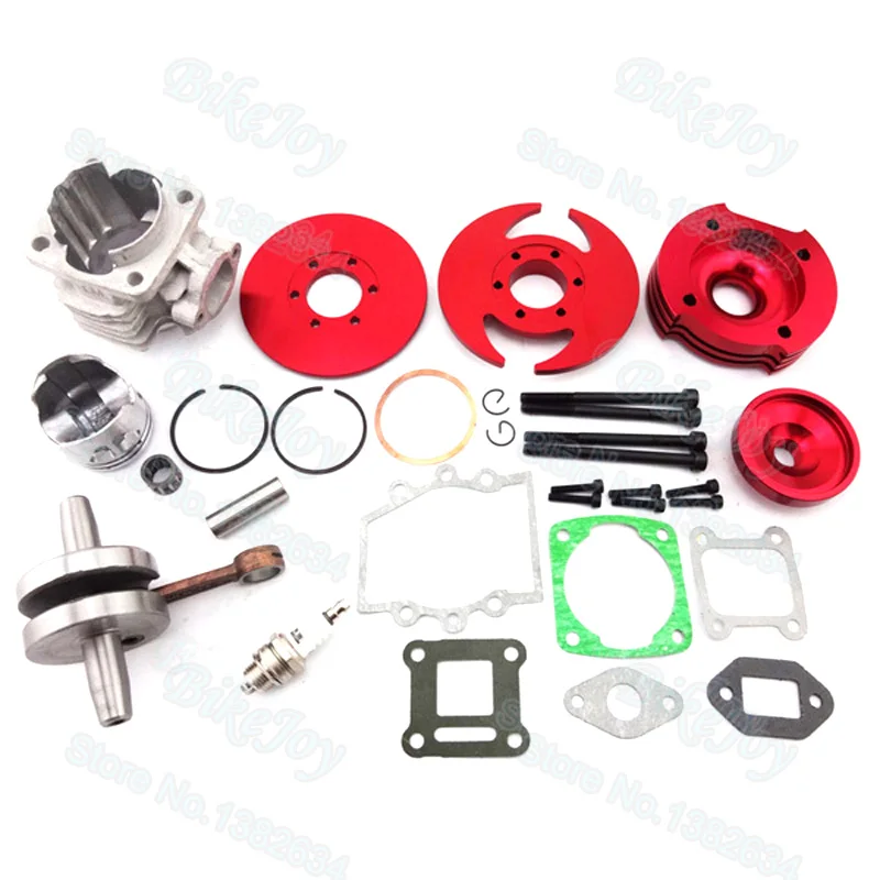 High Performance Big Bore Kit 44mm Cylinder Piston Crankshaft Set for 47cc 49cc Mini Moto Dirt Pocket Bike ATV Quad Minimoto