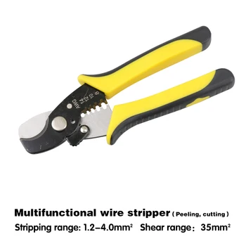 

Stripping Pliers Automatic Cutter Cable Scissors Wire Stripper Shear Tool Multitool Precision High Quality 1.2-4.0mm