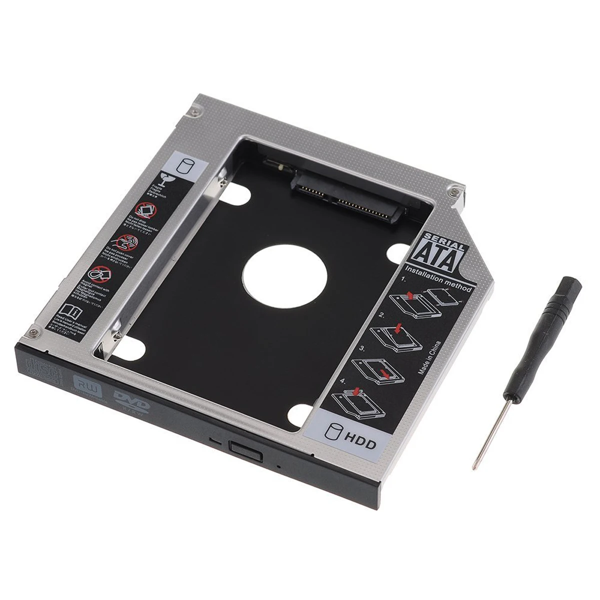 SATA 22pin HDD HD жесткий диск Корпус для жесткого диска чехол для 12,7 мм Универсальный ноутбук CD/DVD-ROM Оптический отсек