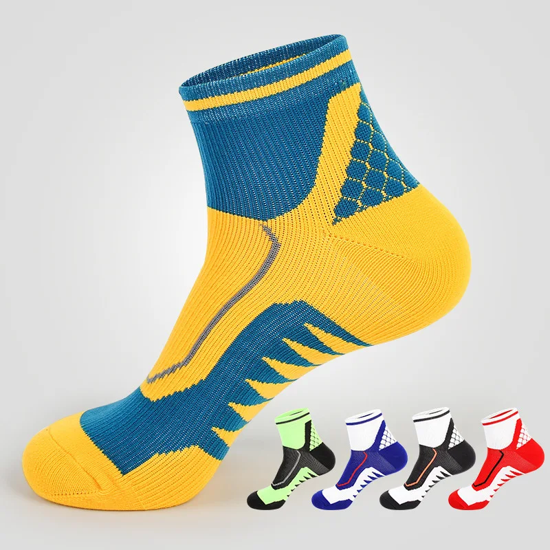 5 Pack Cycling Socks CoolMax Ankle Bike Socks Cool Funny Bicycle Socks