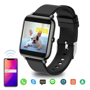 

Smart watch for Android phones and iOS phones compatible iPhone Samsung IP68 swimming waterproof smart watch fitness tracker