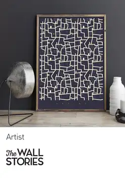 

Artists don't sleep Geometric Art Art canvas Poster Home Decor 12x18 24x36inch