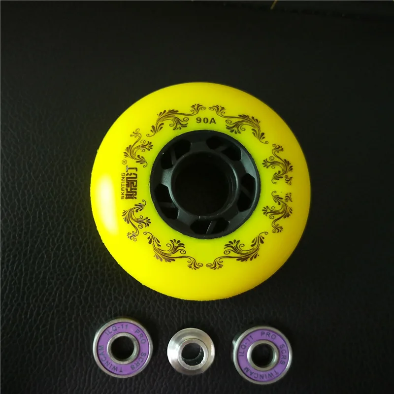 

90A Slide SKATING 3rd Generation Inline Skates Wheel Roller Skates Patins Shoes PowerSlide SEBA IGOR KSJ HV ILQ-11 bearing 8 pcs
